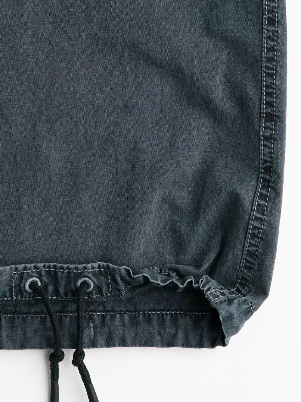 Kelly Wearstler x H&M SOLD OUT colab Women's Washed Charcoal Drawstring Trousers - Picture 5 of 7